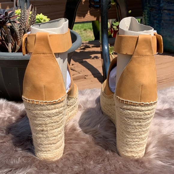 Marc Fisher LTD Annie Perforated Espadrille Wedge - Picture 6 of 8